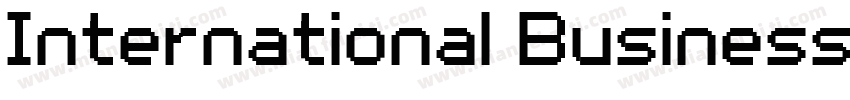 International Business字体转换
